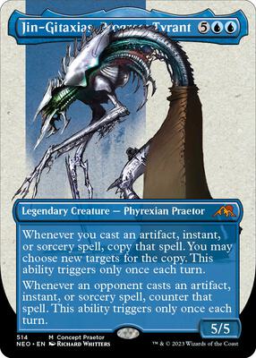 Jin-Gitaxias, Progress Tyrant (Concept Praetor) (Step-And-Compleat Foil) card from Phyrexia: All Will Be One