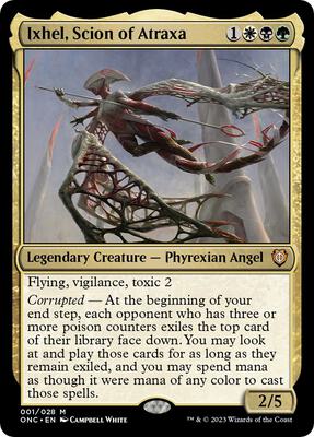 Ixhel, Scion of Atraxa card from Commander: Phyrexia: All Will Be One