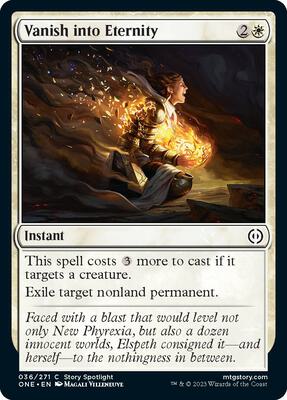 Vanish into Eternity card from Phyrexia: All Will Be One