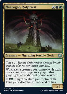 Necrogen Rotpriest card from Phyrexia: All Will Be One