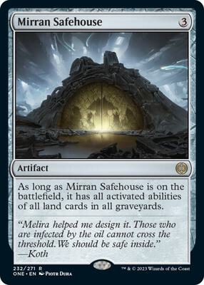 Mirran Safehouse card from Phyrexia: All Will Be One