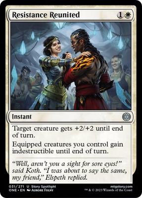 Resistance Reunited card from Phyrexia: All Will Be One