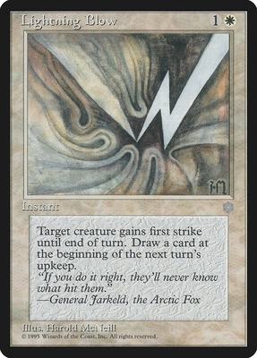 Lightning Blow card from Ice Age
