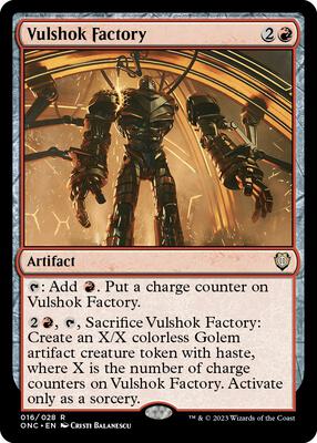 Vulshok Factory card from Commander: Phyrexia: All Will Be One