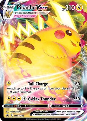 Pikachu VMAX - SWSH286 card from SWSH: Sword & Shield Promo Cards