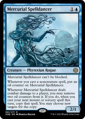 Mercurial Spelldancer card from Phyrexia: All Will Be One