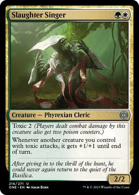 Slaughter Singer card from Phyrexia: All Will Be One
