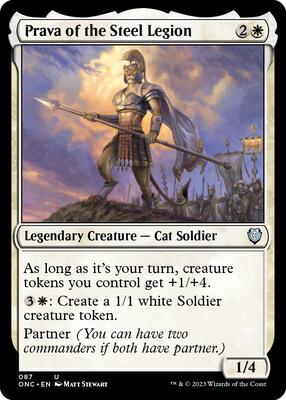Prava of the Steel Legion card from Commander: Phyrexia: All Will Be One