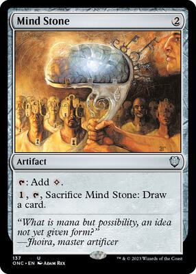 Mind Stone card from Commander: Phyrexia: All Will Be One