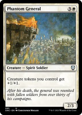 Phantom General card from Commander: Phyrexia: All Will Be One