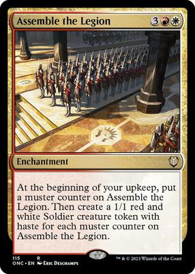 Assemble the Legion card from Commander: Phyrexia: All Will Be One