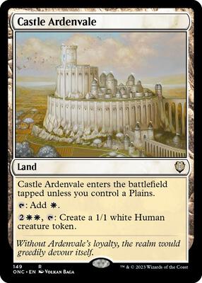 Castle Ardenvale card from Commander: Phyrexia: All Will Be One