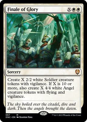 Finale of Glory card from Commander: Phyrexia: All Will Be One