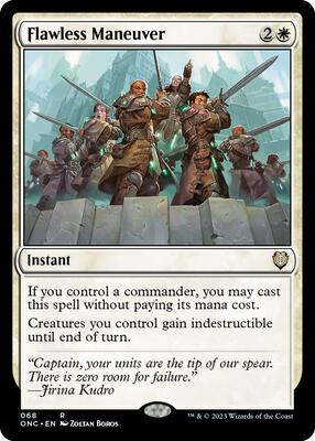 Flawless Maneuver card from Commander: Phyrexia: All Will Be One