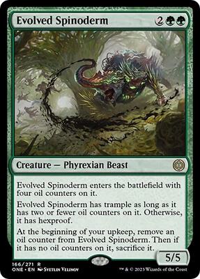 Evolved Spinoderm card from Phyrexia: All Will Be One