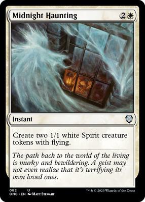 Midnight Haunting card from Commander: Phyrexia: All Will Be One