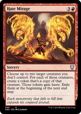 Hate Mirage card from Commander: Phyrexia: All Will Be One