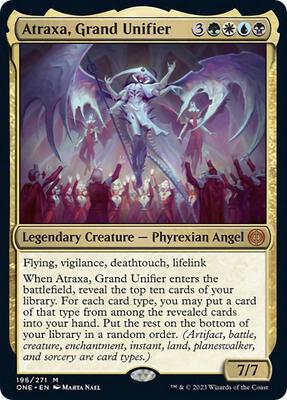 Atraxa, Grand Unifier card from Phyrexia: All Will Be One