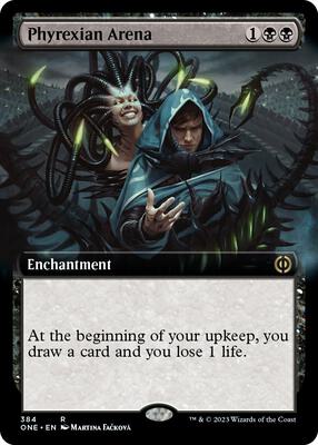 Phyrexian Arena (Extended Art) card from Phyrexia: All Will Be One