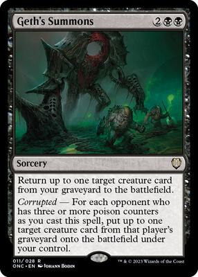 Geth's Summons card from Commander: Phyrexia: All Will Be One