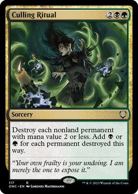 Culling Ritual card from Commander: Phyrexia: All Will Be One