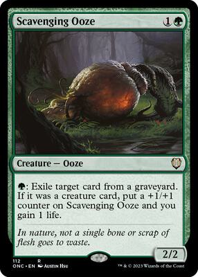 Scavenging Ooze card from Commander: Phyrexia: All Will Be One