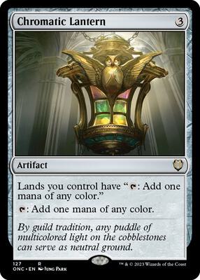 Chromatic Lantern card from Commander: Phyrexia: All Will Be One