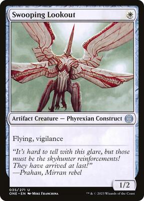 Swooping Lookout card from Phyrexia: All Will Be One