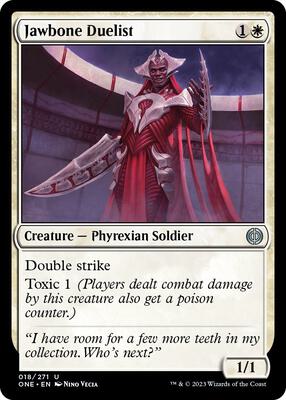 Jawbone Duelist card from Phyrexia: All Will Be One