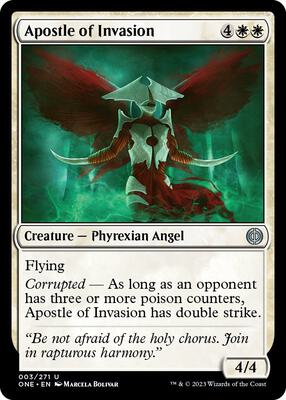 Apostle of Invasion card from Phyrexia: All Will Be One