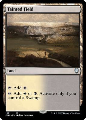 Tainted Field card from Commander: Phyrexia: All Will Be One