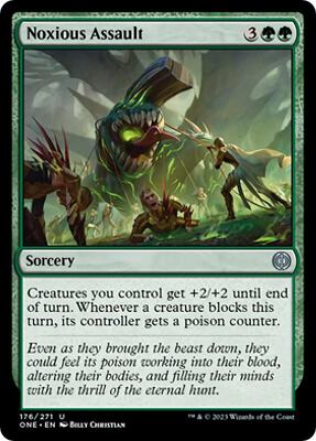 Noxious Assault card from Phyrexia: All Will Be One