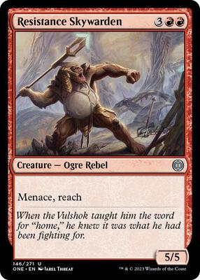 Resistance Skywarden card from Phyrexia: All Will Be One