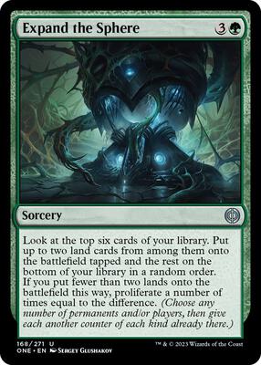 Expand the Sphere card from Phyrexia: All Will Be One