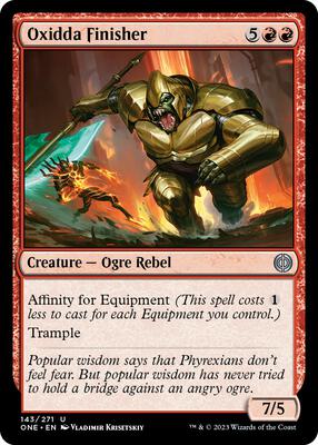 Oxidda Finisher card from Phyrexia: All Will Be One