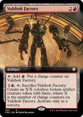 Vulshok Factory (Extended Art) card from Commander: Phyrexia: All Will Be One