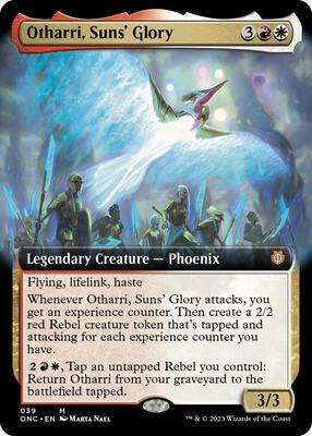 Otharri, Suns' Glory (Extended Art) card from Commander: Phyrexia: All Will Be One
