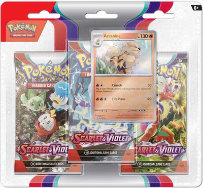 Scarlet & Violet 3 Pack Blister [Arcanine] card from SV01: Scarlet & Violet Base Set