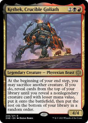Kethek, Crucible Goliath card from Phyrexia: All Will Be One