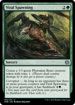 Viral Spawning card from Phyrexia: All Will Be One
