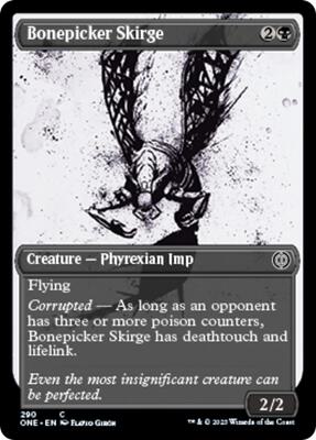 Bonepicker Skirge (Showcase) card from Phyrexia: All Will Be One