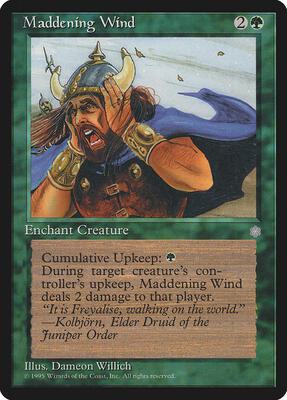Maddening Wind card from Ice Age