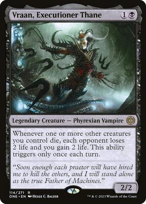 Vraan, Executioner Thane card from Phyrexia: All Will Be One