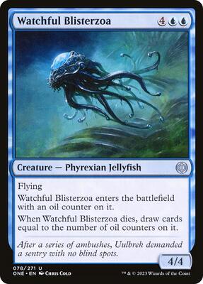 Watchful Blisterzoa card from Phyrexia: All Will Be One