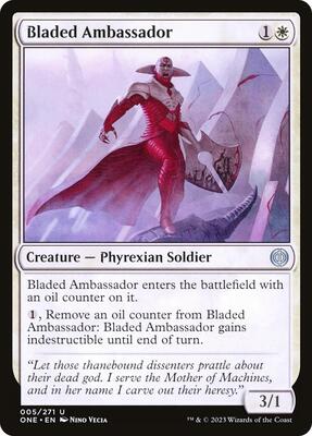 Bladed Ambassador card from Phyrexia: All Will Be One