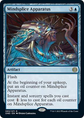 Mindsplice Apparatus card from Phyrexia: All Will Be One