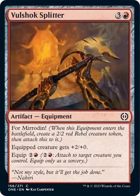 Vulshok Splitter card from Phyrexia: All Will Be One