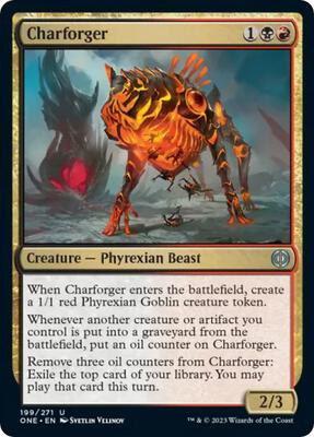 Charforger card from Phyrexia: All Will Be One