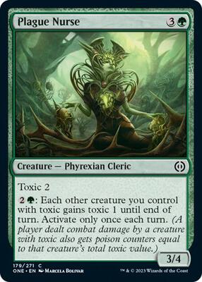 Plague Nurse card from Phyrexia: All Will Be One