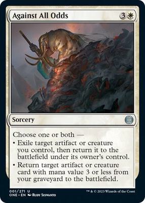 Against All Odds card from Phyrexia: All Will Be One